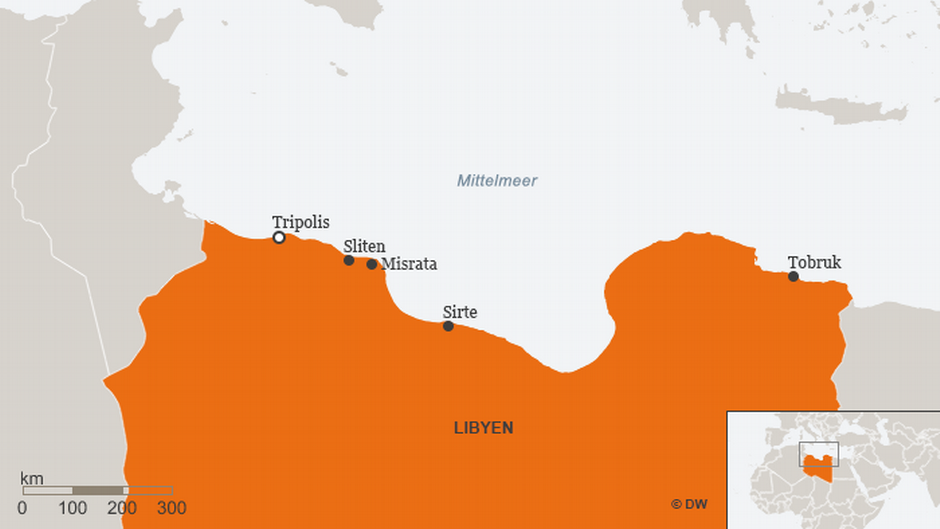 Infografik Libyen; Quelle: DW