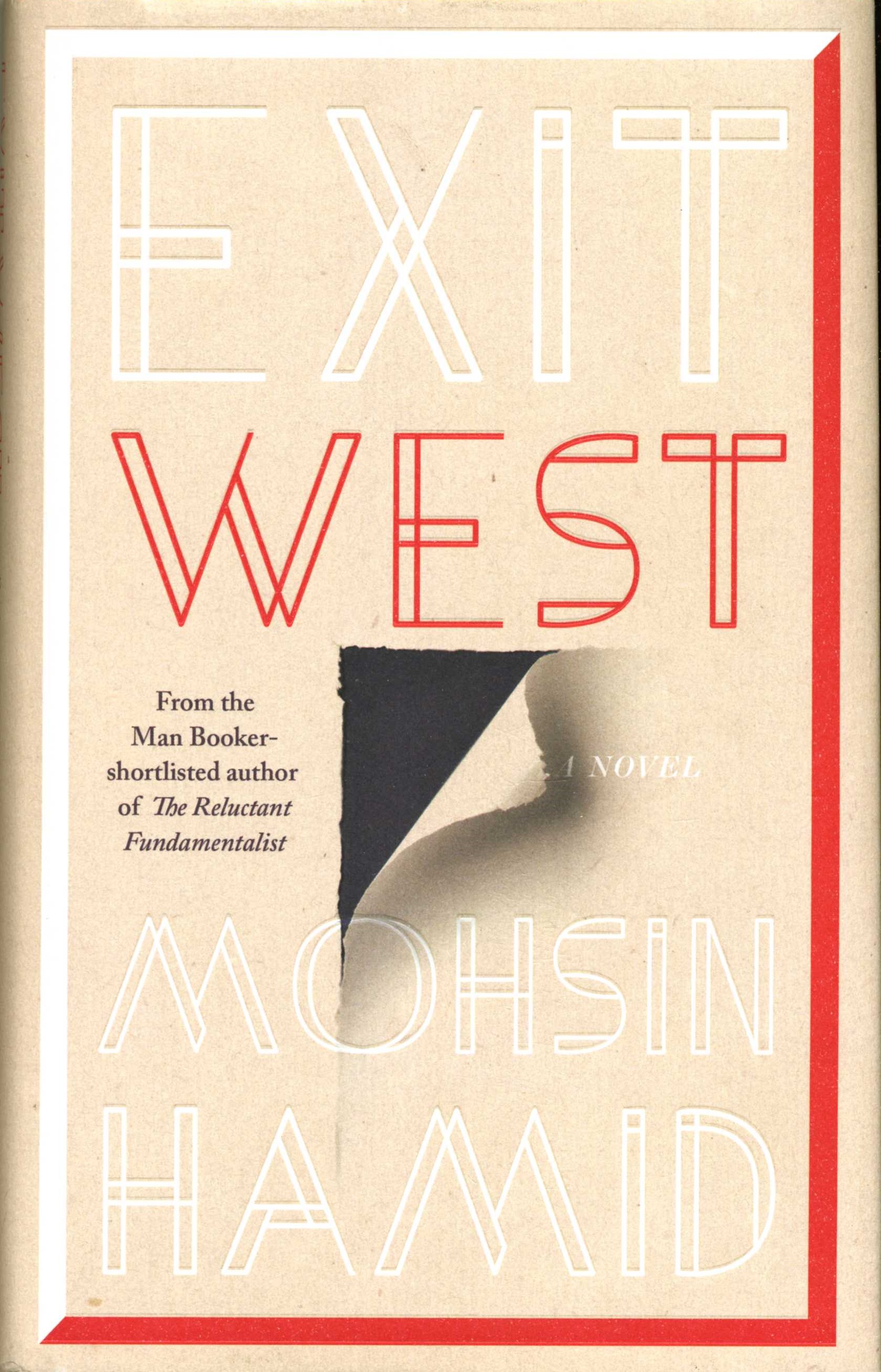 Cover of Mohsin Hamid's "Exit West" (published by Riverhead Books)