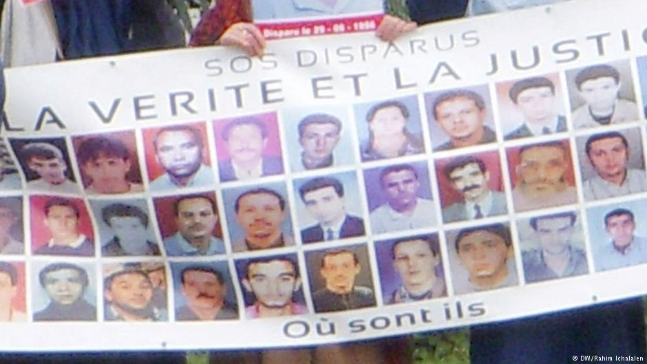 Kundgebung in Algiers für die Verschwundenen des Bürgerkriegs; Foto: DW