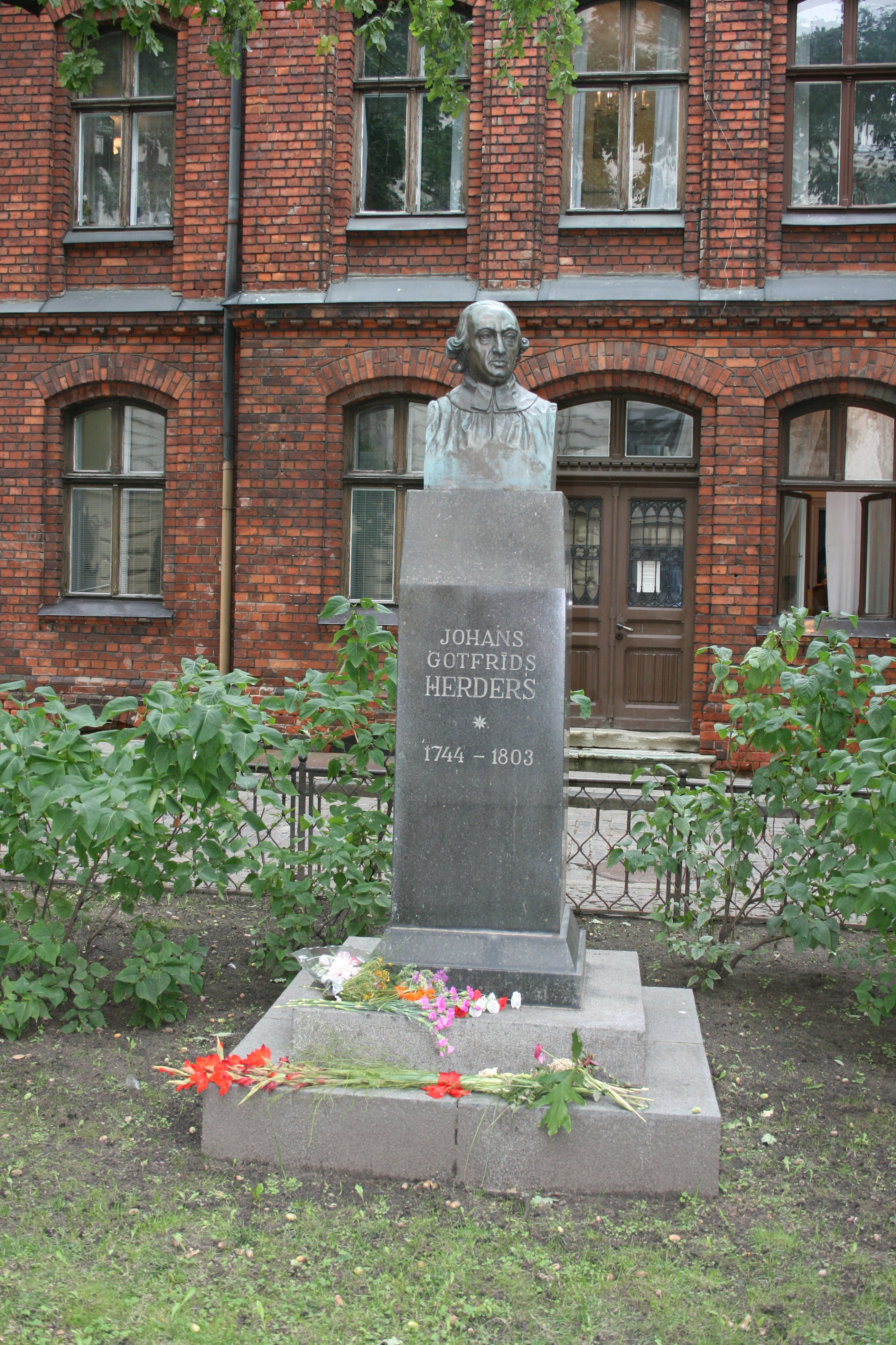 Herder-Denkmal in Riga; Foto: Wikipedia