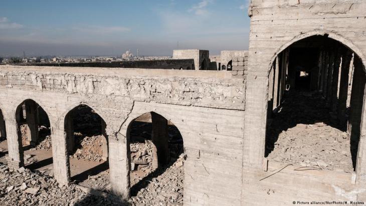 The destroyed Nabi Junus – or Jonah – shrine (photo: picture-alliance)