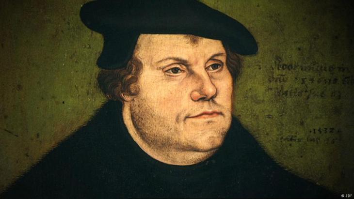 Portrait of Martin Luther (source: ZDF)