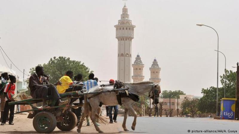Die Große Moschee in Touba, Senegal; Foto: picture-alliance/AA/A. Gueye