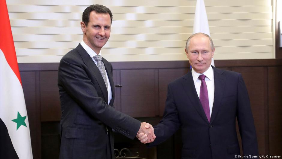Treffen von Assad und Putin im November 2017 in Sotschi; Foto: Reuters/Sputnik/M. Klimentyev