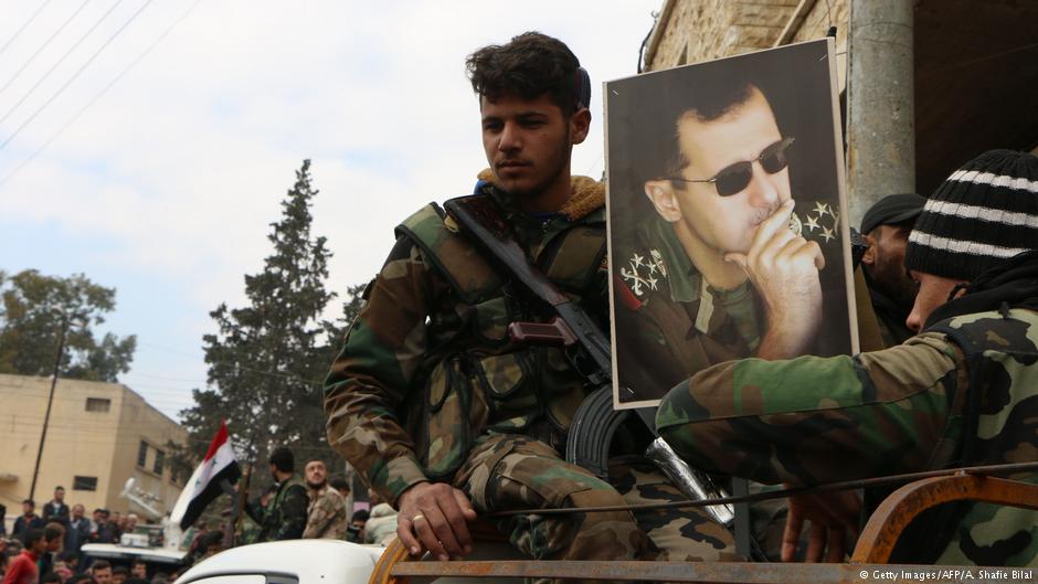Assad-Truppen in der nordsyrischen Provinz Afrin; Foto: AFP/Getty Images