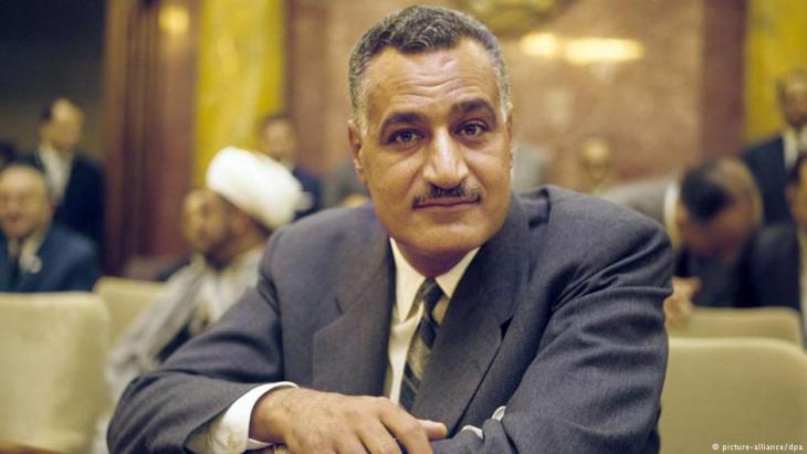 Egyptʹs former president Gamal Abdel Nasser (photo: dpa)