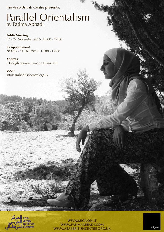 Plakat der "Tatreez"-Foto-Ausstellung im Arab British Centre in London; Quelle: Fatima Abbadi Photography