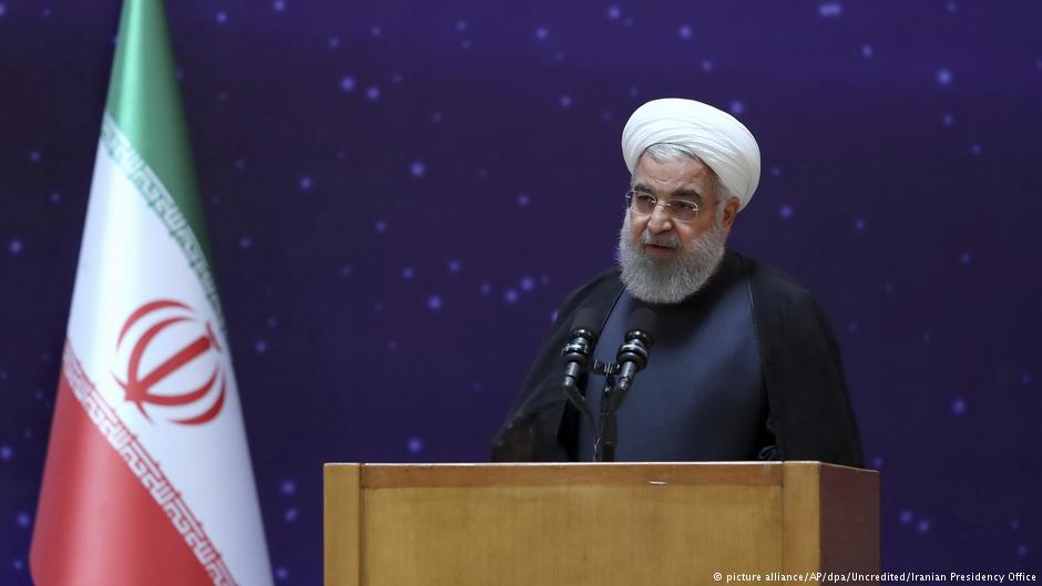 الرئيس الإيراني حسن روحاني. Foto: picture-alliance/dpa/AP