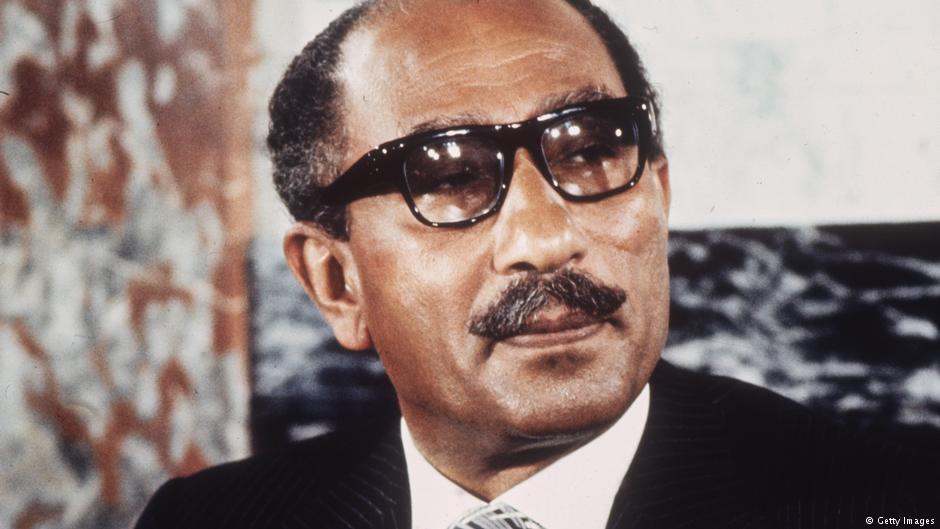 Anwar Sadat, president of Egypt from 1970 until his assassination by fundamentalist army officers in 1981 (photo: Getty Images)