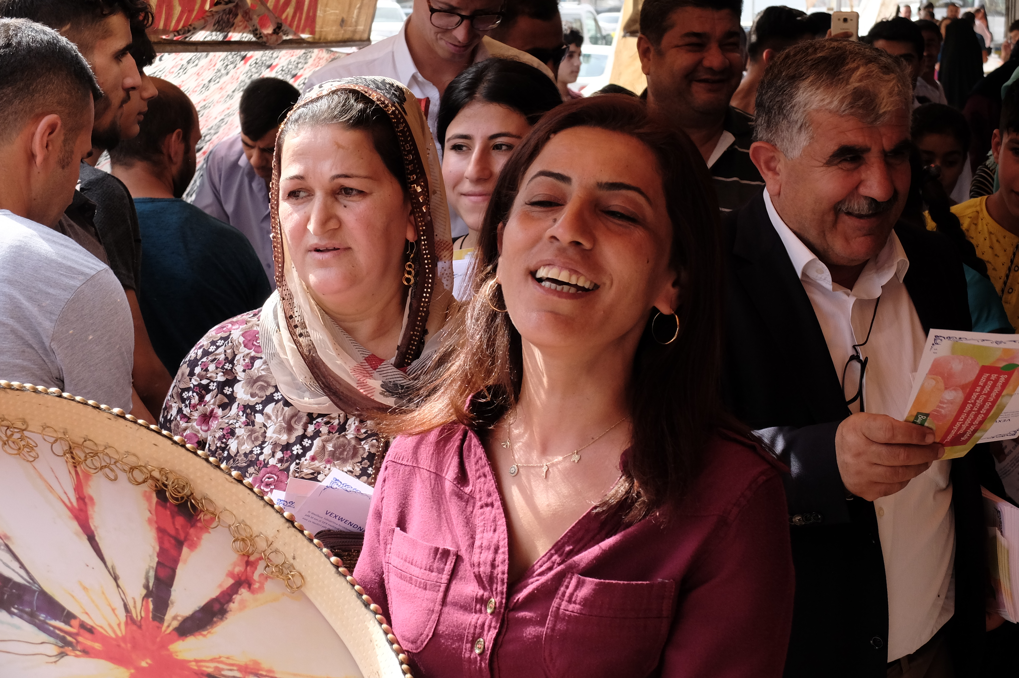 HDP-Kandidatin Nuran Imir in Cizre; Foto: Ulrich von Schwerin