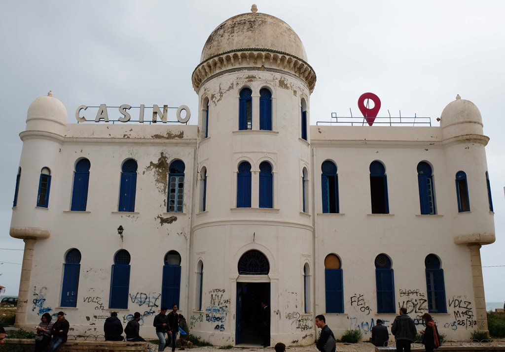 كازينو "حمام الأنف" سابقا، الذي يقع في مدينة حمام الأنف جنوبي تونس العاصمة. Foto: Sarah Mersch