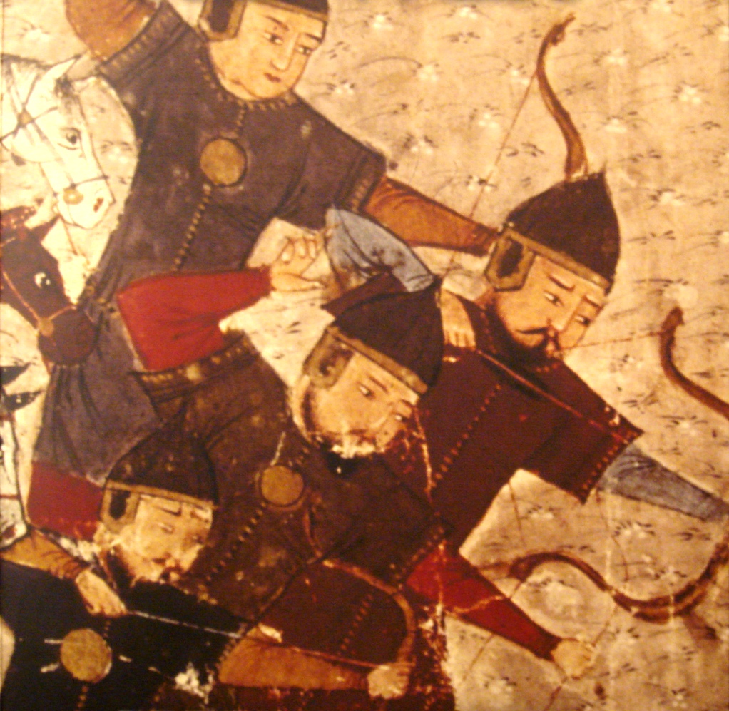 محاربين مغول من كتاب جامع التواريخ لـ رشيد الدين الهمداني wikimedia mongol soldiers_by rashid al-din