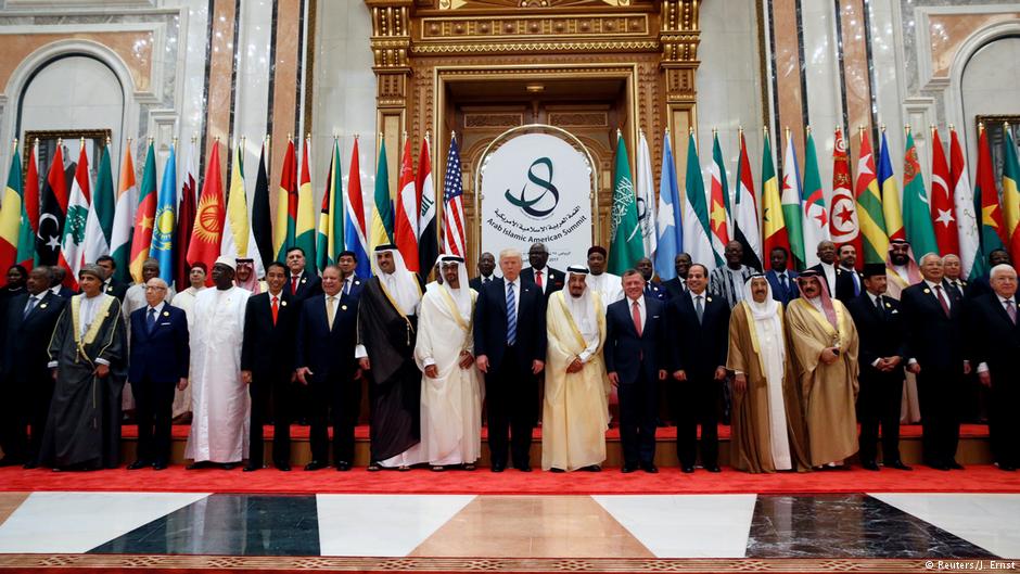 مايو / أيار 2017 - القمة العربية الأمريكية في مدينة الرياض العاصمة السعودية