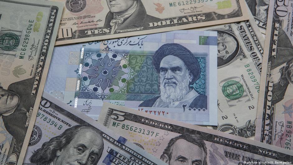 Symbolbild US-Dollars gegen iranische Toman; Foto: picture-alliance 