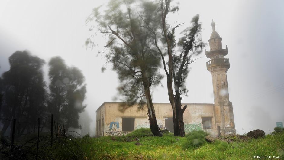 An abandoned mosque in the Golan Heights, in territory that Israel captured from Syria and occupied in the 1967 Middle East war (photo: Reuters/R. Zvulun)
