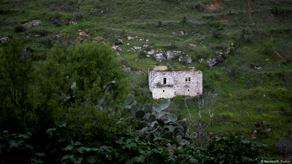 A house in Lifta, a ruined Palestinian Arab village (photo: Reuters/R. Zvulun)
