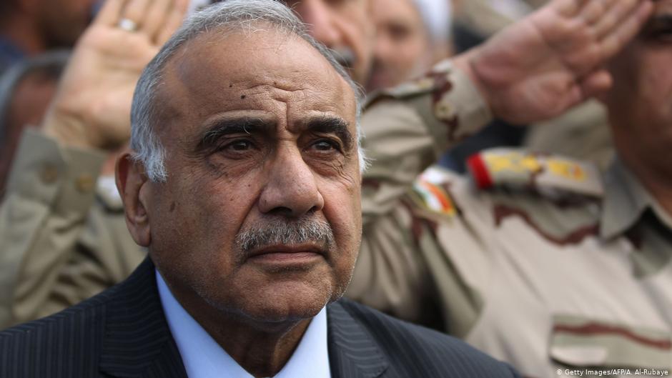 Der ehemalige irakische Ministerpräsident Ministerpräsident Adel Abdel Mahdi; Foto: AFP/Getty Images