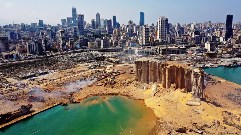 Beirut nach der Explosion im Hafen vom 4. August 2020; Foto: Getty Images/AFP