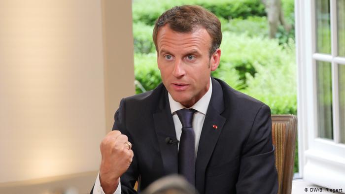 Frankreichs Präsident Emmanuel Macron; Foto: DW