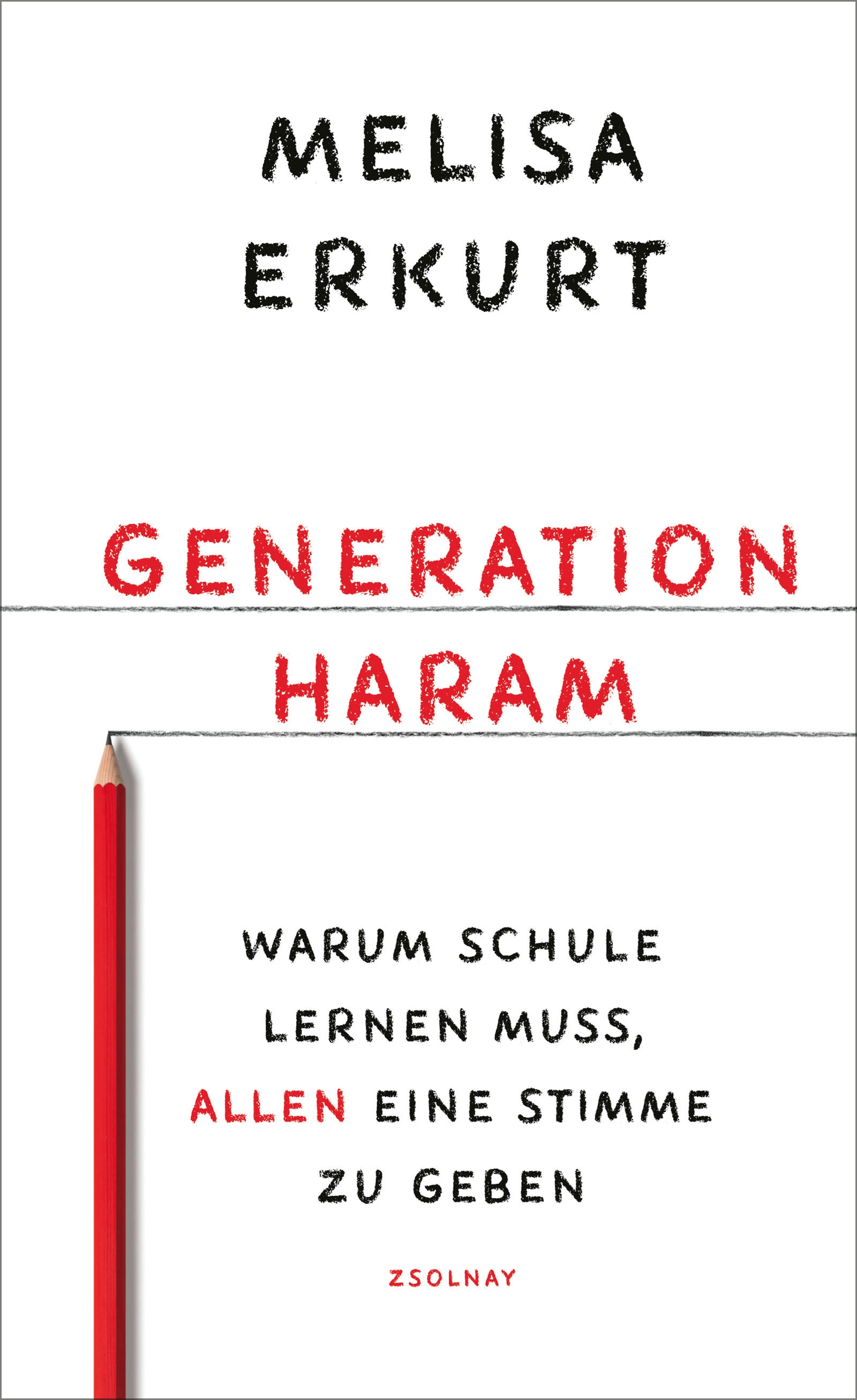 Buchcover Melisa Erkurt: "Generation haram" im Verlag Paul Zsolnay