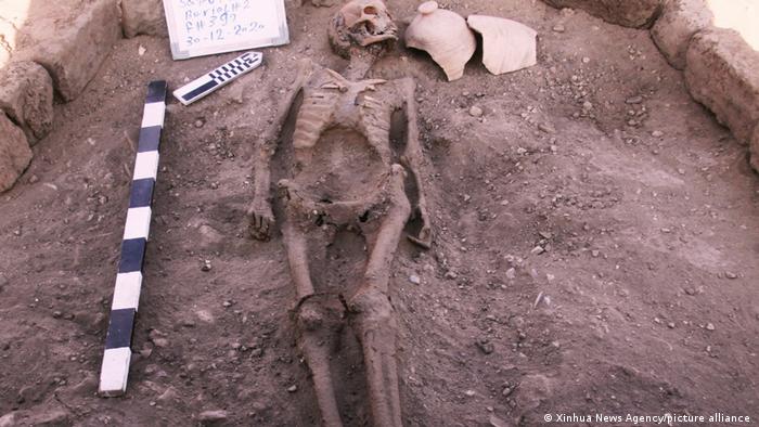 Human skeleton found in the lost city