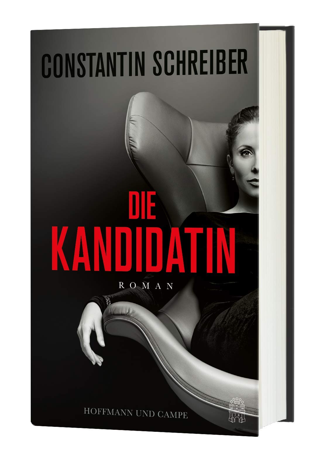 Buchcover: Constantin Schreiber, Die Kandidatin. (Foto: Hoffmann &amp; Campe Verlag 2021).