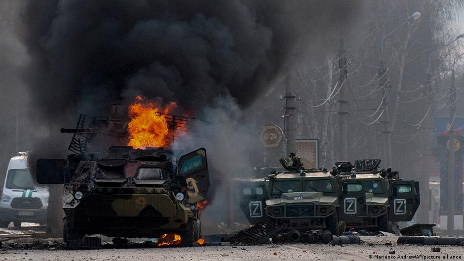 حرب روسيا على أوكرانبا. Ukraine Konflikt Russische Invasion Charkiw FOTO PICTURE ALLIANCE