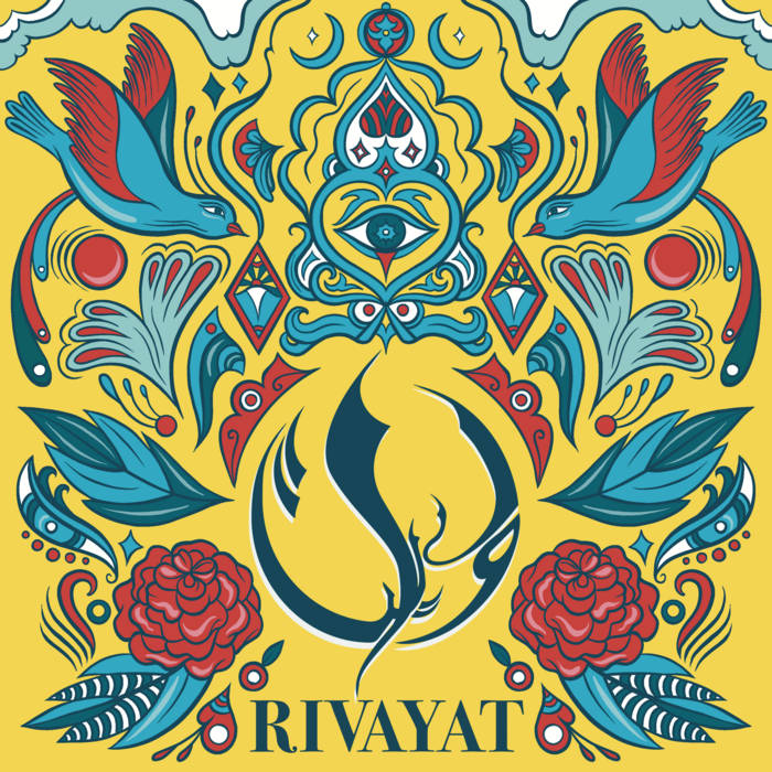 غلاف ألبوم "روايات" Rivayat بمعنى "التقاليد" في اللغة الأردية – باكستان.  Cover of Mekaal Hasan's "Rivayat" (distributed by bandcamp.com)