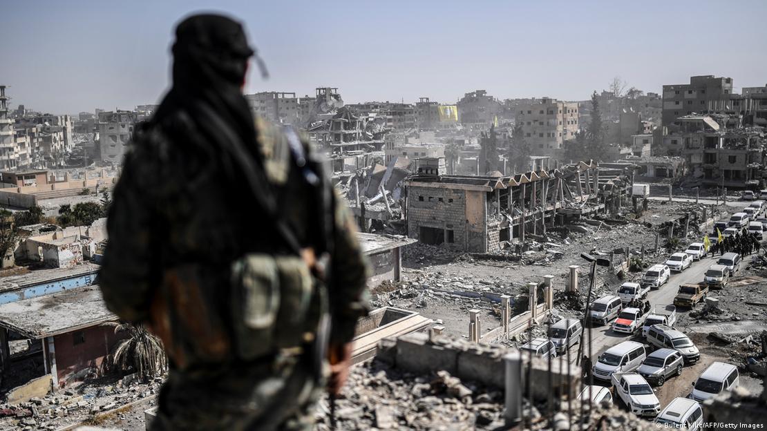 Seit 2011 tobt der Bürgerkrieg in Syrien; Foto: Bulent Kilic/AFP/Getty Images 