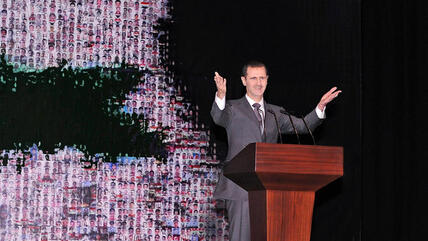 Assads Rede an die Nation im Opera House in Damaskus; Foto: REUTERS/Sana