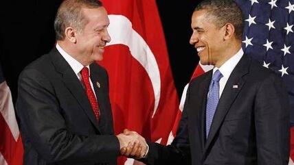 Der türkische Ministerpräsident Erdogan (l.) und US-Präsident Obama in Seoul; Foto: Reuters