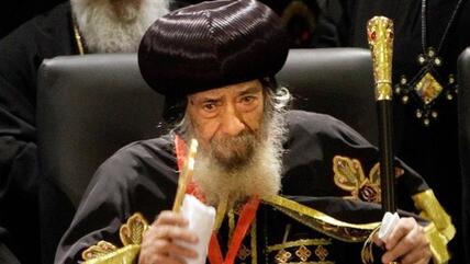Der koptische Papst Shenuda III.; Foto: Amr Nabil/AP/dapd  
