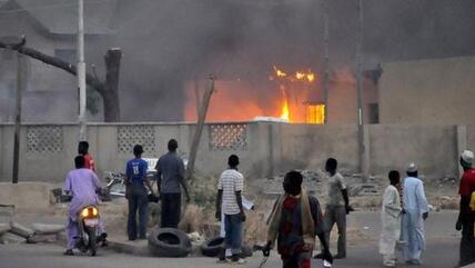 Bombenanschlag in Kano vom 20. Januar 2012; Foto: Reuters