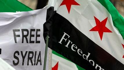 Proteste gegen das Assad-Regime in Syrien; Foto: dapd/AP