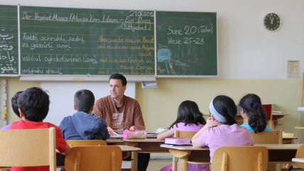 Islamunterricht an einer Grundschule; Foto: DW