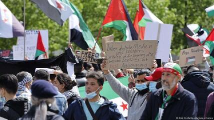 Demonstrationen Nahost Berlin; Foto: Dirk Knofeld/dpa/picture-alliance