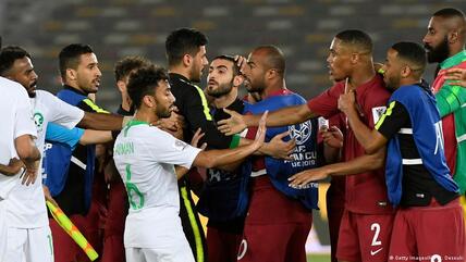 Spiel der Gruppe E beim Asian Cup 2019 zwischen Katar und Saudi-Arabien; Foto: Getty Images/AFP/K. Desouki