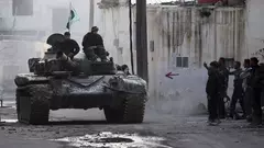 Kämpfer der Freien Syrischen Armee bei Damaskus; Foto: Reuters