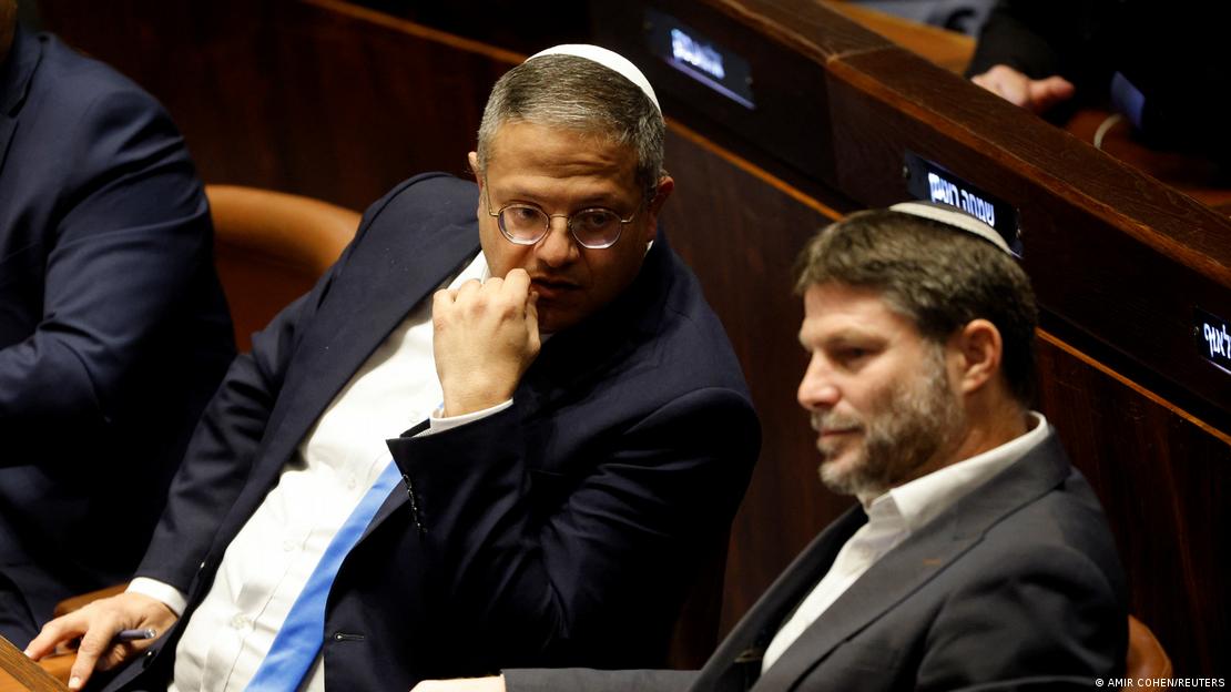 Minister für Nationale Sicherheit Itamar Ben-Gvir (l.) und Finanzminister Bezalel Smotrich lehnen einen Palästinenserstaat ab.