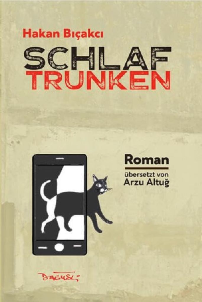 Cover of Hakan Bicakci's novel "Schlaftrunken“ 