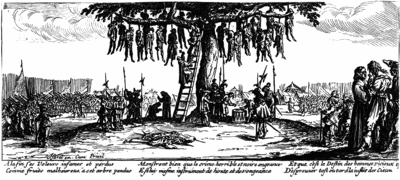 Les Misères et les Malheurs de la Guerre by Jacques Callot, 1632