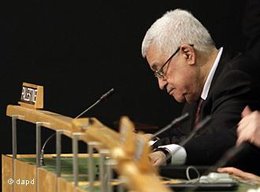 Palästinenserpräsident Mahmoud Abbas bei einer UN-Vollversammlung; Foto: dapd