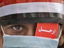 Proteste gegen Saleh in Sanaa; Foto: AP