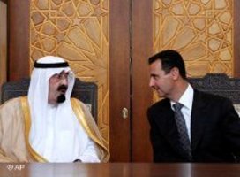 الأسد والعاهل السعودي