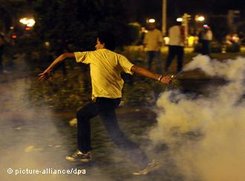 Gewalt in Kairos Straßen am 29. Juli 2011; Foto: dpa