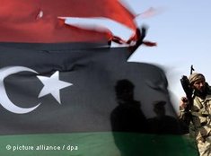 Rebellen im libyschen Misrata; Foto: dpa