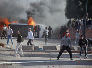 Riots in Marrakech on 20 February 2011 (photo: dapd)