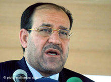 Iraqi prime minister Nuri al-Maliki (photo: dpa)
