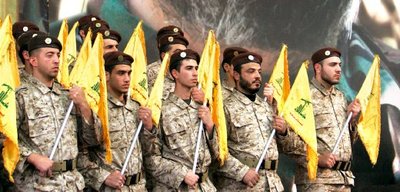Pictured: Hezbollah paramilitary soldiers (photo: AP)