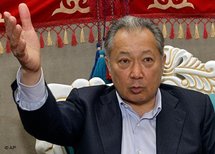 Former uzbekan president Kurmanbek Bakiyev (photo: AP)